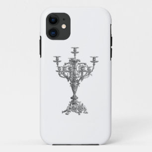 candelabra candleholder line art Case-Mate iPhone case