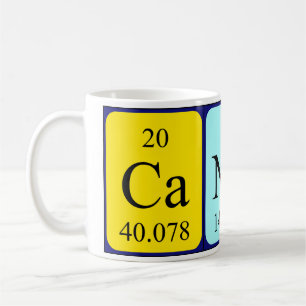 Candi periodic table name mug