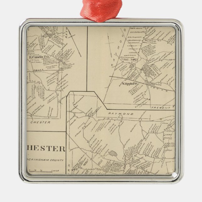 Candia, Epping Metal Tree Decoration (Front)