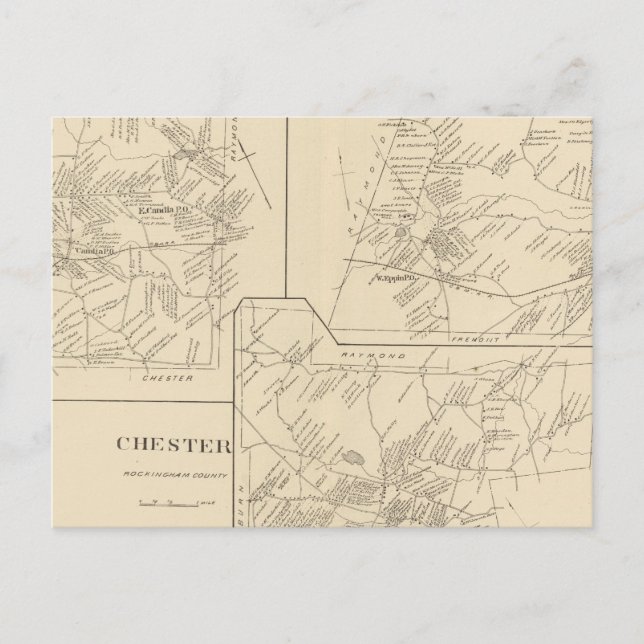 Candia, Epping Postcard (Front)