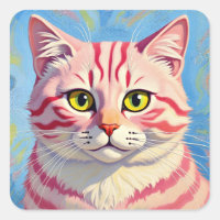 “Candice” A Cherry Striped Mystique – Cat Portrait