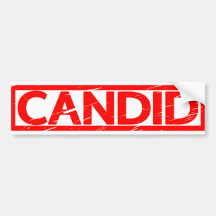 Candid Stamp Bumper Sticker