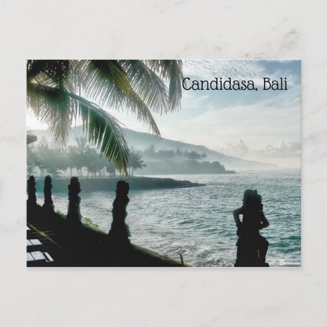 Candidasa Beach, Bali Holiday Postcard (Front)