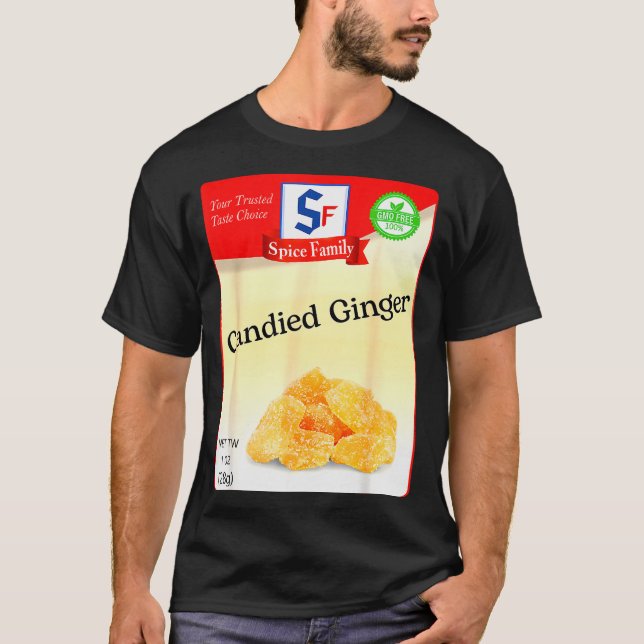 Candied Ginger Condiment Holiday Sce Group Costume T-Shirt (Front)