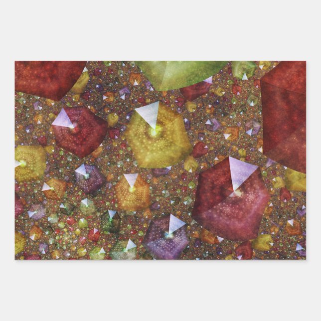 Candied Variations Wrapping Paper Sheet (Front)