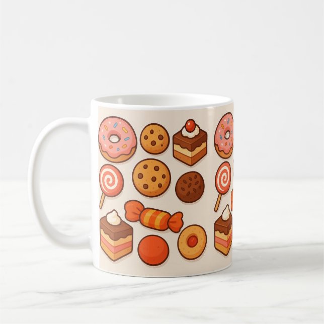 Candies and cookies mug (Left)