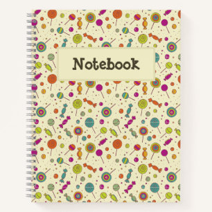 Candies Pattern  Notebook