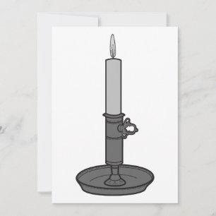 Candle 01 thank you card
