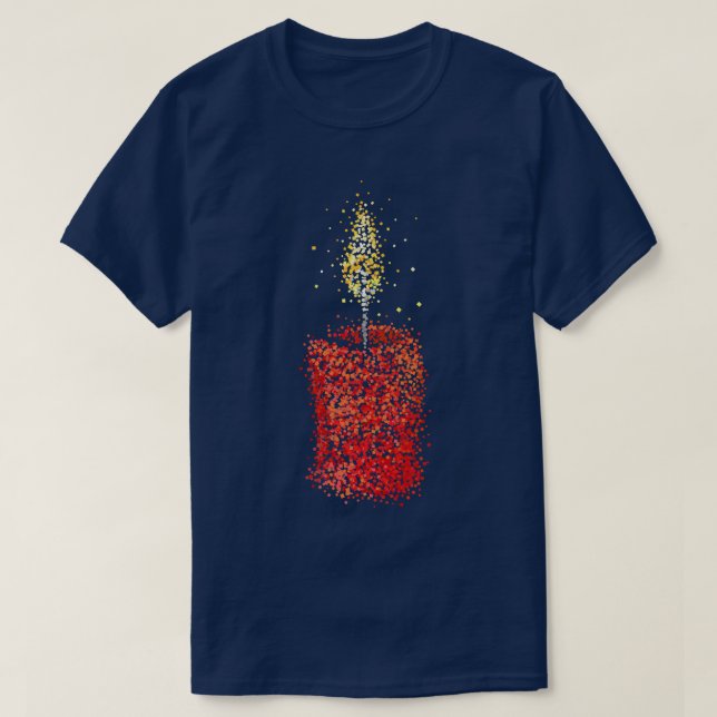 Candle Advent Wreath Advent Christmas Time Christm T-Shirt (Design Front)