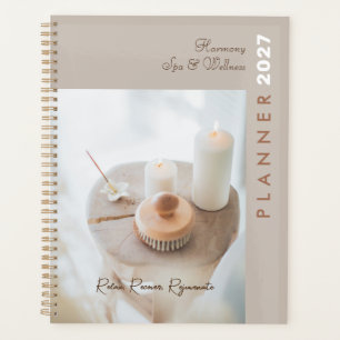 Candle, Brush, Spa & Wellness Planner