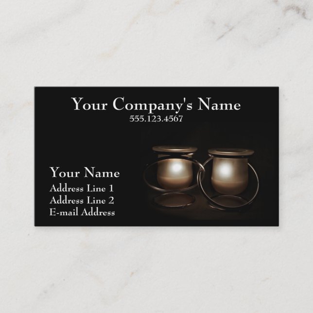 Candle Business Card (Front)