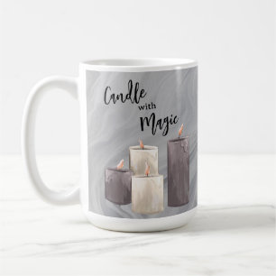 Candle business logo Sticker Coffee Mug