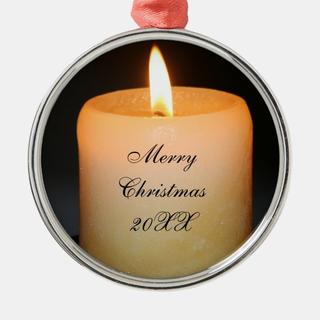 candle christmas metal tree decoration (Front)