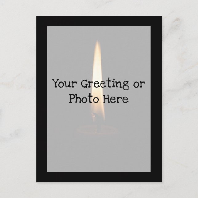 Candle Flame 2 Postcard (Front)