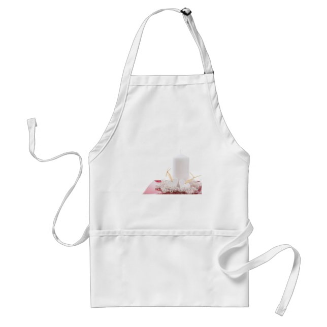 Candle & Hearts Standard Apron (Front)