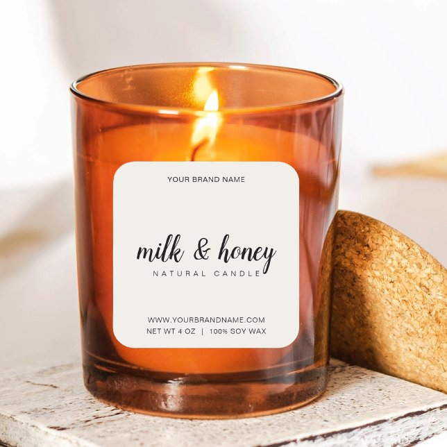 Candle Label Editable Product Label (Creator Uploaded)