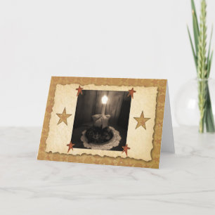 Candle Lamp Note Card
