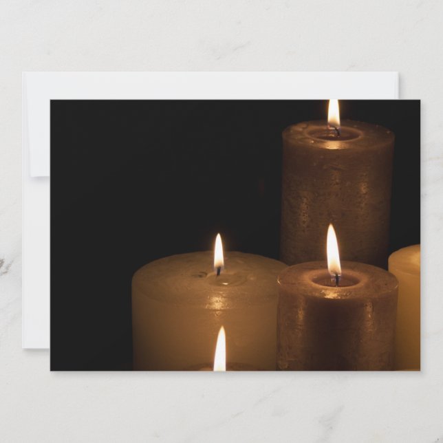 Candle Light Invitation (Front)
