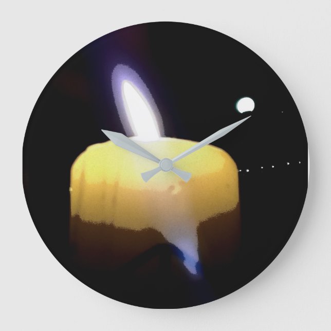 Candle Light Wall Clock (Front)