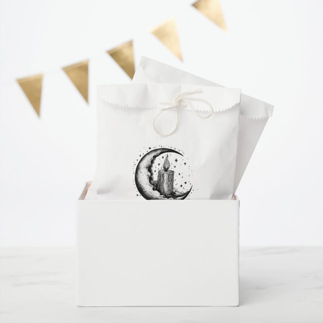 Candle Lit Moon  Favour Bags (Party)