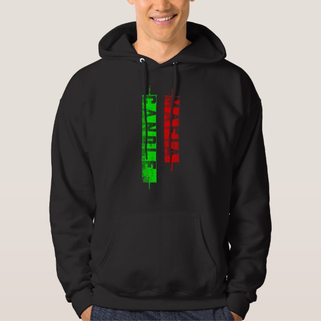 Candle Mafia Crypto Trader Cryptocurrency Bitcoin  Hoodie (Front)