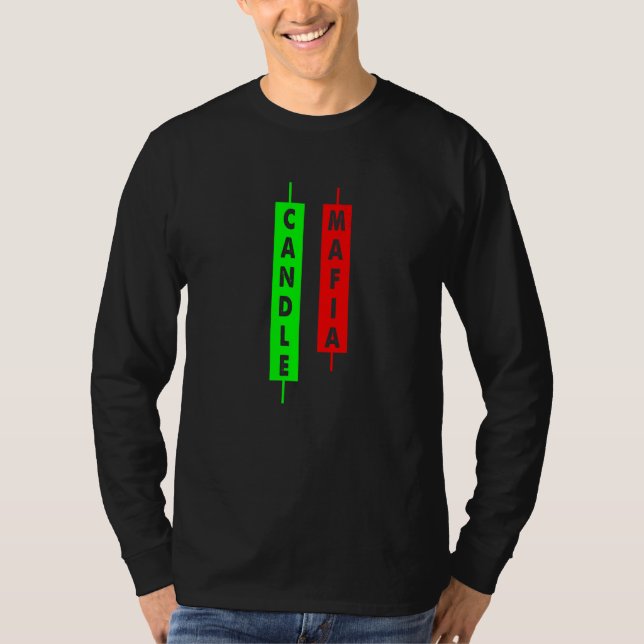 Candle Mafia Crypto Trader Cryptocurrency Bitcoin  T-Shirt (Front)