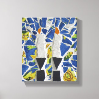 Candle Mosaic Canvas Print