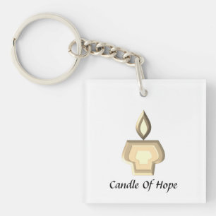 Candle Of Hope Key Ring