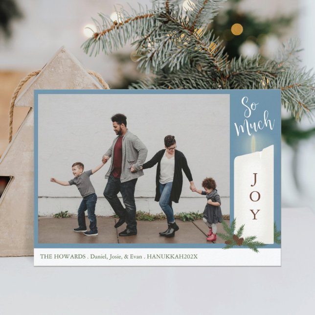 Candle Photo Holiday Card (Creator Uploaded)