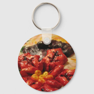 Candle Pie Key Ring