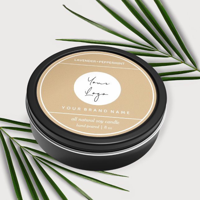 Candle Product Label Design (Creator Uploaded)