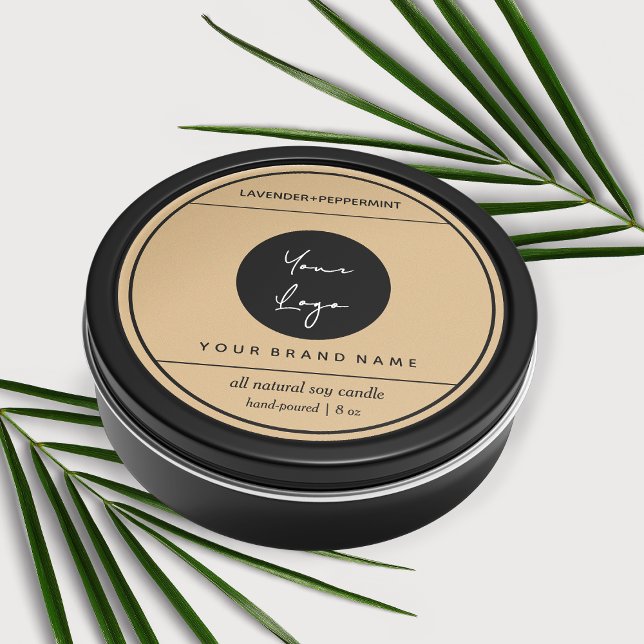 Candle Product Label Design (Creator Uploaded)