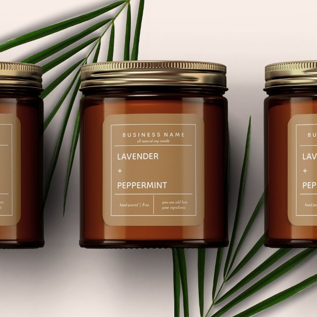 Candle Product Label Design (Creator Uploaded)