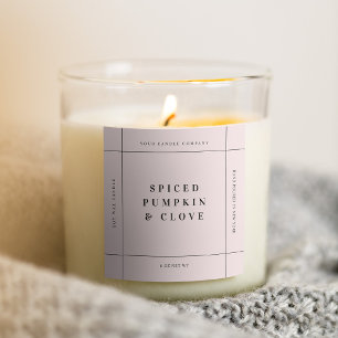 Candle Product Label Sticker Handmade Business Tag