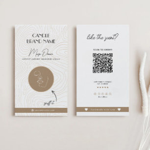 Candle Scent Card, Candle Samples Insert