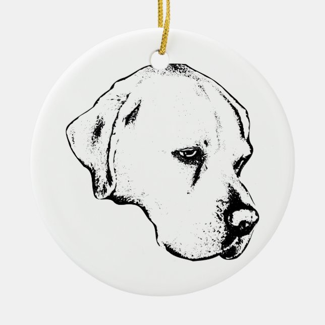 Candle-side profile grace ceramic tree decoration (Front)