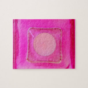 Candle, Sweet Pink Love Candlelight Jigsaw Puzzle