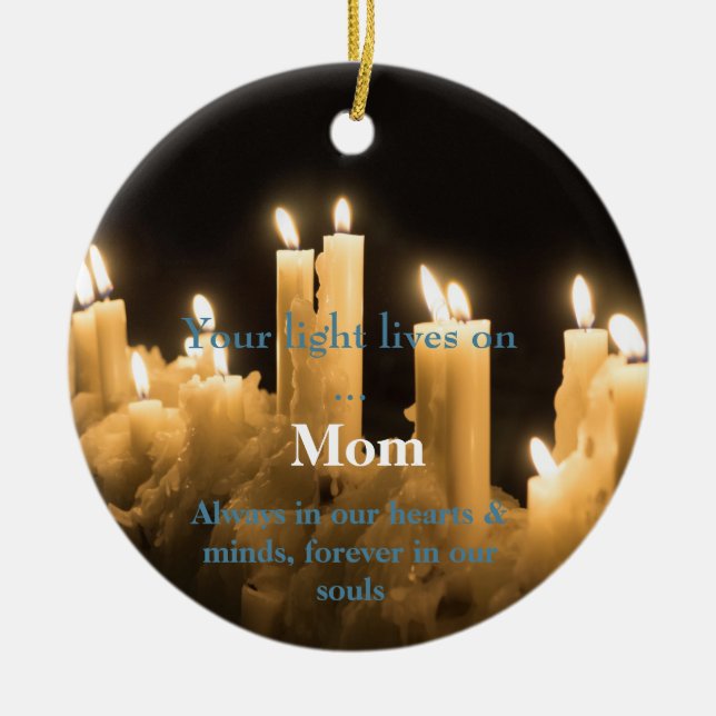 Candle Tribute Ornament by HAMbyWG (Front)