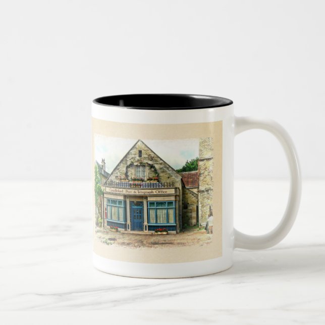 Candleford Post Office Two-Tone Coffee Mug (Right)