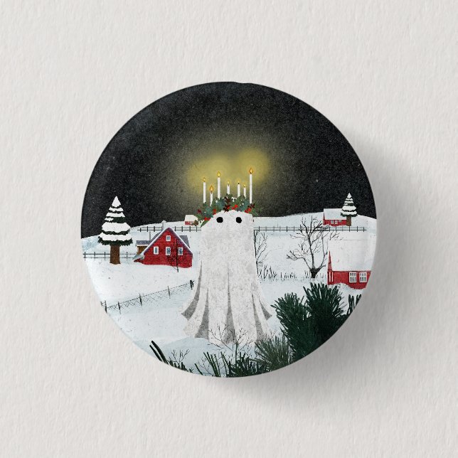 Candlelight 3 Cm Round Badge (Front)
