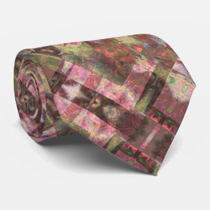 Candlelight Blocks Micro Weave Tie