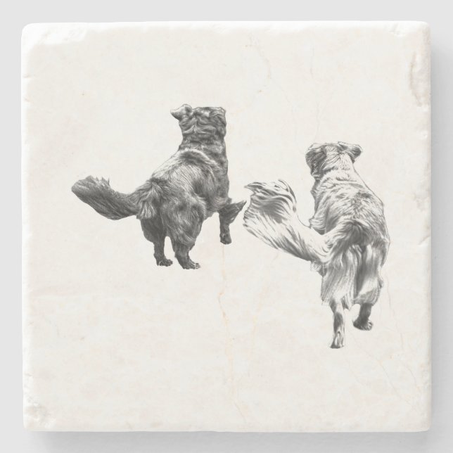 Candlelight Companions Stone Coaster (Front)