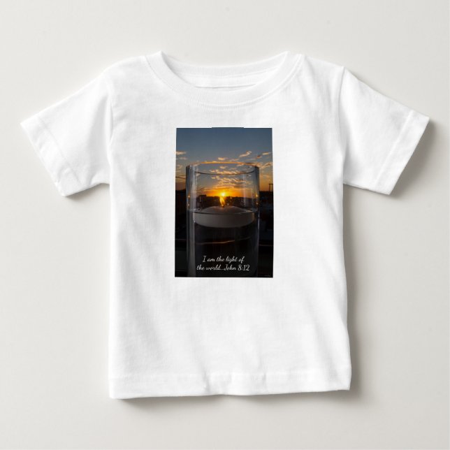 Candlelight Sunset Baby T-Shirt (Front)