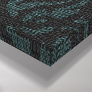 Candlelight tapestry weave Stretched Canvas Print