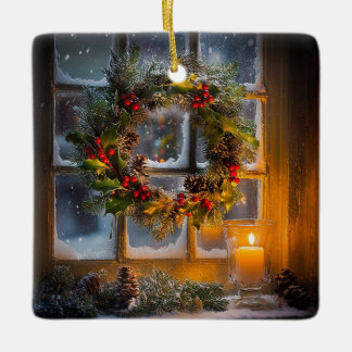 Candlelight Wreath Ornament