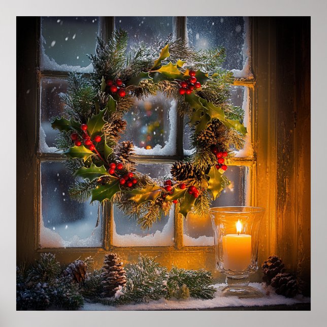 Candlelight Wreath Poster (Front)