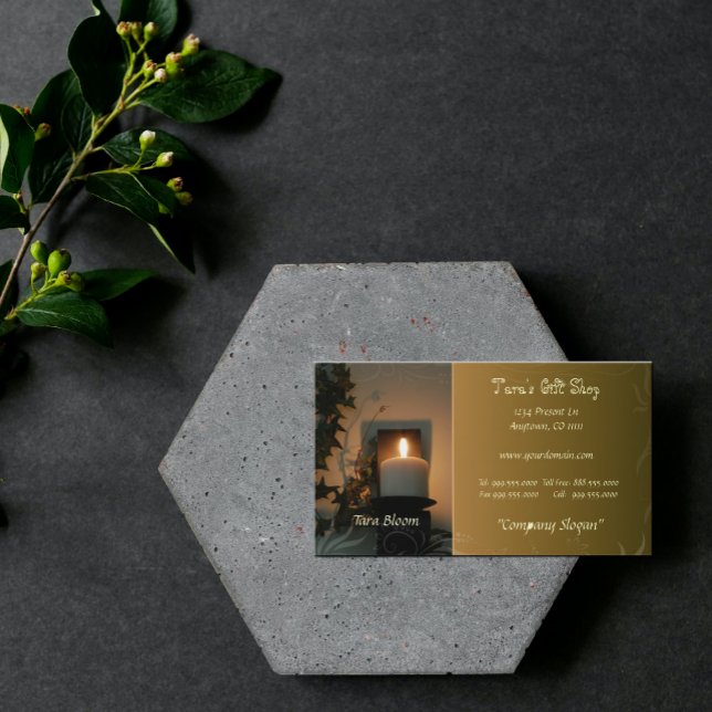 Candlelit Business Card (Creator Uploaded)
