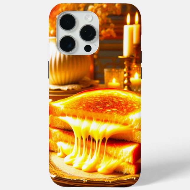 Candlelit Comfort Meal: Grilled Cheese Sandwich  Case-Mate iPhone Case (Back)