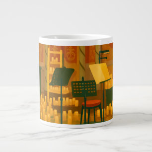 Candlelit Prelude – Music Room, Brighton Pavilion Large Coffee Mug
