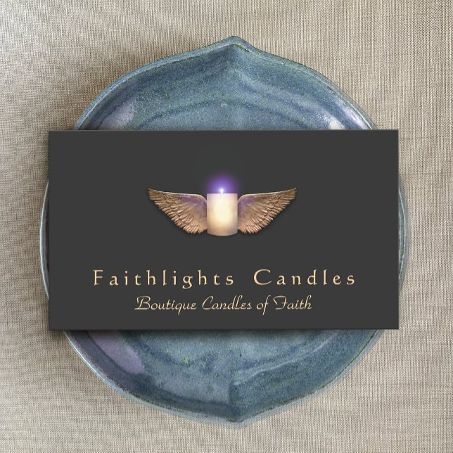 Candlemaker Candle Wings Business Card (Creator Uploaded)